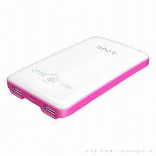 Emergency Charger for 3G Phones, with DC 5V/2000mAh Maximum Output and 5000mAh Capacity